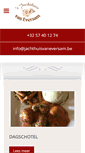 Mobile Screenshot of jachthuisvaneversam.be