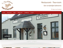 Tablet Screenshot of jachthuisvaneversam.be